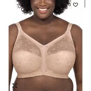 Goddess Women's Verity Wireless Bra, GD700218 Size 44H PLUS NEW Nude